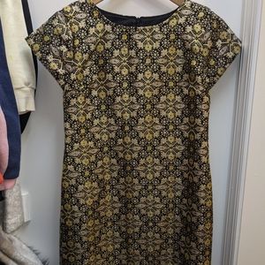 Black and Gold Formal Short Sleeve